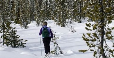 Raquetas de nieve en molina